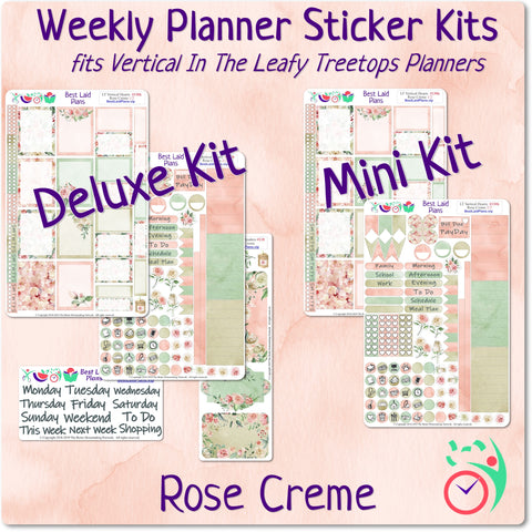 Image of Leafy Treetops Vertical Weekly Kit Rose Creme