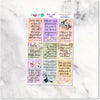 Planner Stickers LDS Quotes Floral Pastel Watercolor Russell M Nelson