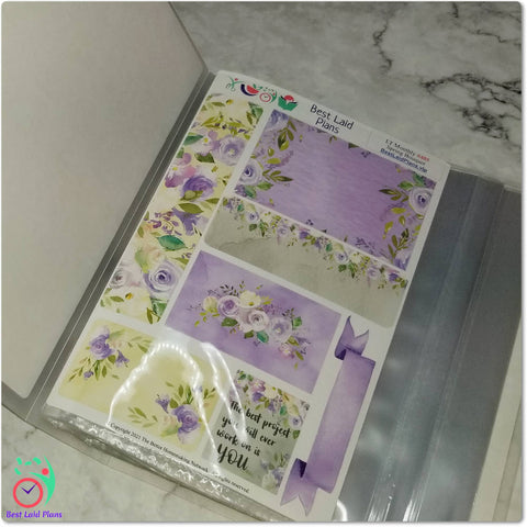 Image of Large Sticker Storage Album / Photo Book - Easter Leaves