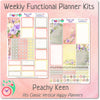 Happy Planner Classic Vertical Weekly Kit Peachy Keen