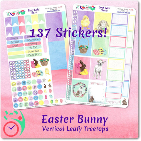 Image of Leafy Treetops Vertical Weekly Kit Easter Bunny