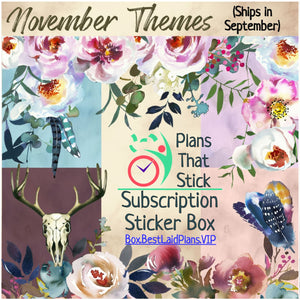 Plans That Stick - Functional Planner Sticker Box Subscription