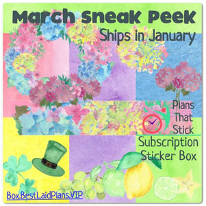 Plans That Stick - Functional Planner Sticker Box Subscription