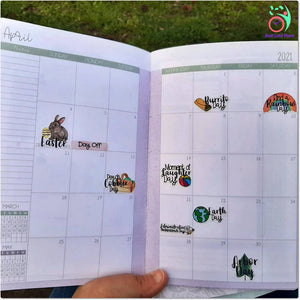 Special Days Calendar Planner Holiday Stickers
