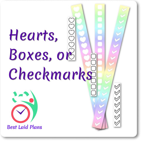 Image of Headers Trackers and Checklists Kit Leafy Treetops Dashboard Know It Boho Peony Dusty Rose