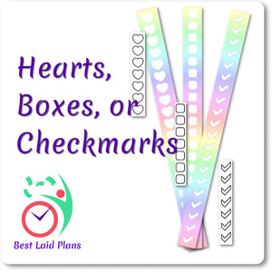 Headers Trackers and Checklists Kit Leafy Treetops Dashboard Know It Boho Peony Dusty Rose