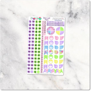 Date Dots and Corners Spring Collection