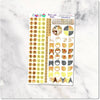 Planner Stickers Functional Date Dots Corners Floral