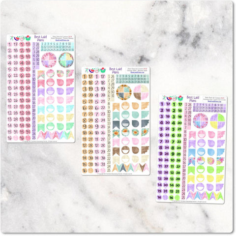 Image of Date Dots and Corners Spring Collection