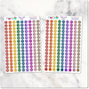 Numerology Numbers Date Dots Rainbow Glitter
