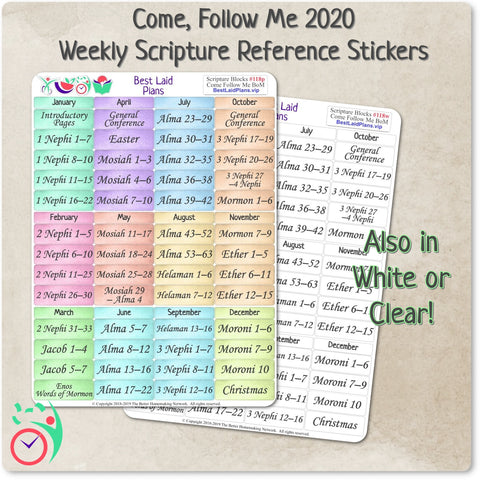 Image of Come, Follow Me 2020 Curriculum Scripture Blocks and Overlays Book of Mormon
