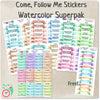 Planner Stickers Book of Mormon Weekly Scripture Study Reference Boxes Yearly Reading Chart Superpak