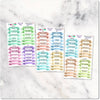 Planner Stickers Come Follow Me Curriculum 2021 Watercolor Ribbons Lesson Titles Doctrine Covenants