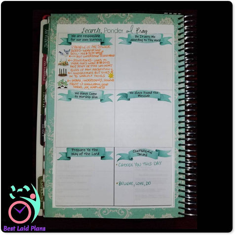 Image of Planner Stickers Scripture Study Journal
