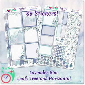 Erin Condren Horizontal Weekly Kit Lavender Blue