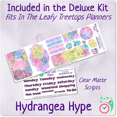 Image of Leafy Treetops Vertical Weekly Kit Hydrangea Hype