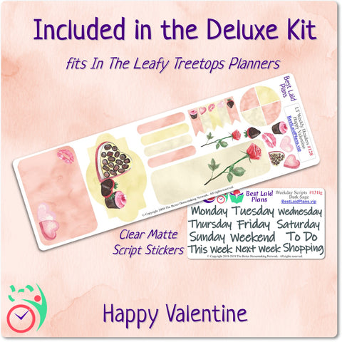 Image of Leafy Treetops Horizontal Weekly Kit Happy Valentine