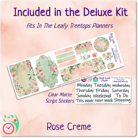 Image of Leafy Treetops Vertical Weekly Kit Rose Creme