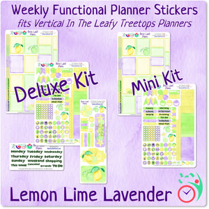 Leafy Treetops Vertical Weekly Kit Lemon Lime Lavender
