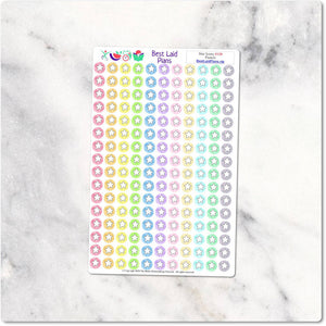 Planner Stickers Functional Icons Stars