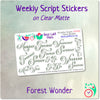 Weekday Scripts Forest Wonder