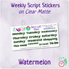 Weekday Scripts Watermelon
