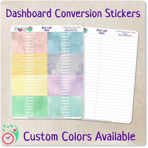 Image of Dashboard Conversion Kit for Leafy Treetops Planners