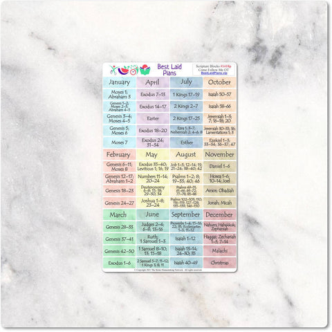 Image of Planner Stickers Scripture Journal Study Old Testament