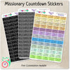 Missionary Countdown Icon Stickers