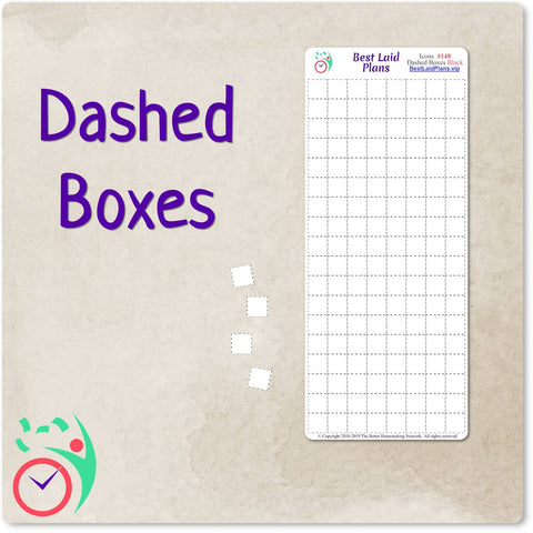 Image of Large Dashed Boxes