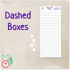 Large Dashed Boxes