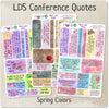 LDS General Conference Quotes Spring Colors Bundle