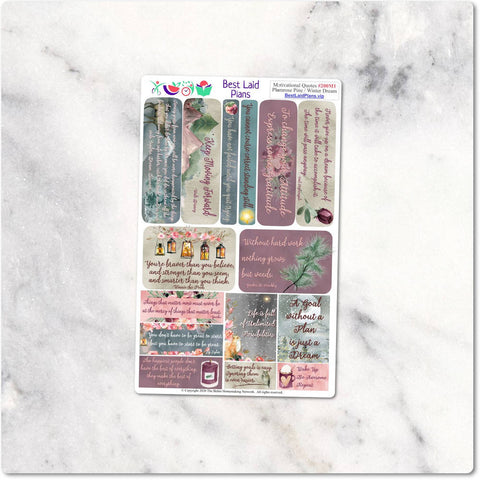 Image of Planner Stickers Motivational Quotes