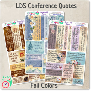 LDS General Conference Quotes Fall Colors Bundle