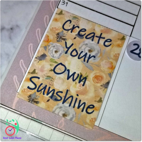 Image of Motivational Quotes Planner Stickers Fall Colors Set