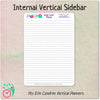 Erin Condren Internal Vertical Sidebar