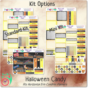Erin Condren Horizontal Weekly Kit Halloween Candy