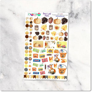 Functional Planner Stickers Fall Halloween October Icons Deco