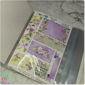 Large Sticker Storage Album / Photo Book - Easter Leaves