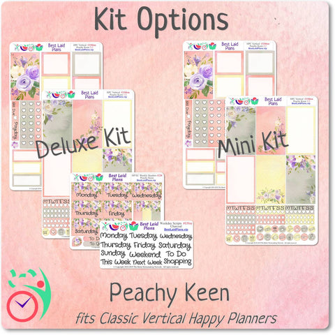 Image of Happy Planner Classic Vertical Weekly Kit Peachy Keen