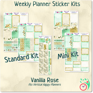 Classic Happy Planner Vertical Weekly Kit Vanilla Rose