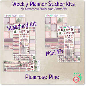 Mini Happy Planner Premium Kit Plumrose Pine