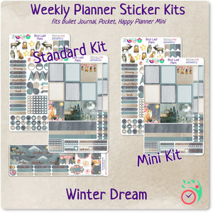 Happy Planner Mini Weekly Kit Winter Dream