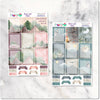 Planner Stickers Full Boxes Winter Snow Pine Mountains A5