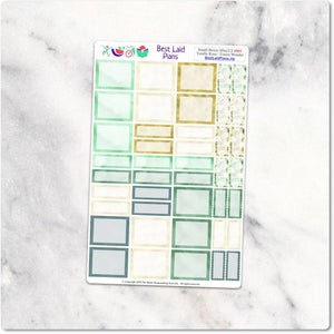 Happy Planner Stickers Mini Bujo TN Functional Boxes