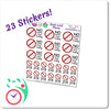No Mail Today Icon Stickers