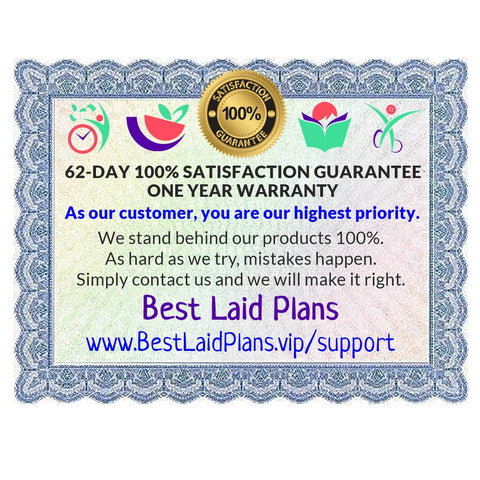 Best Laid Plans Satisfaction Guarantee