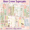 Functional Planner Sticker Superpak - Rose Creme / Happy Valentine