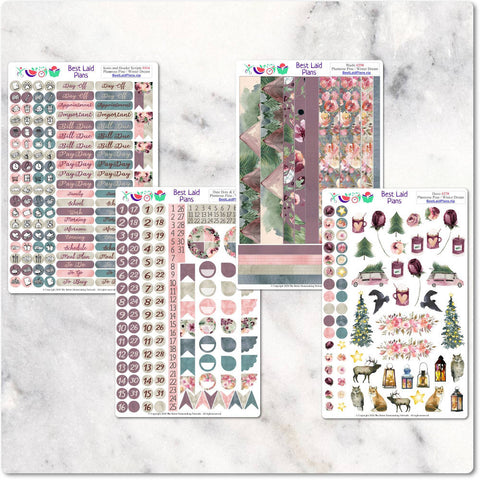 Image of Functional Planner Stickers Icons Date Covers Script Headers Washi