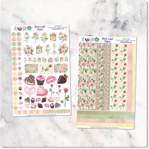 Image of Functional Planner Stickers Icons Date Covers Script Headers Washi